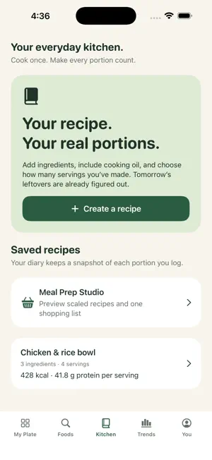 MyPiatto: Calorie Journal screenshot 2