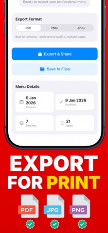 Menu Maker - MenuKit screenshot