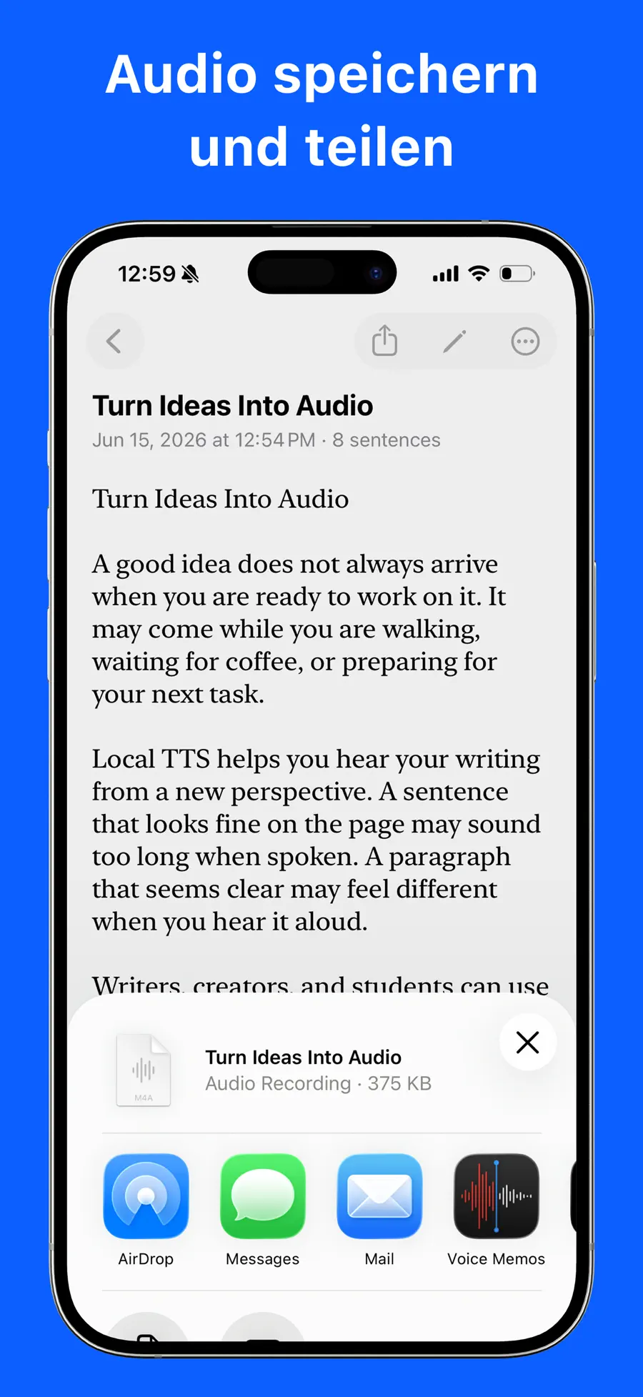 Local TTS - PDF vorlesen App screenshot 5