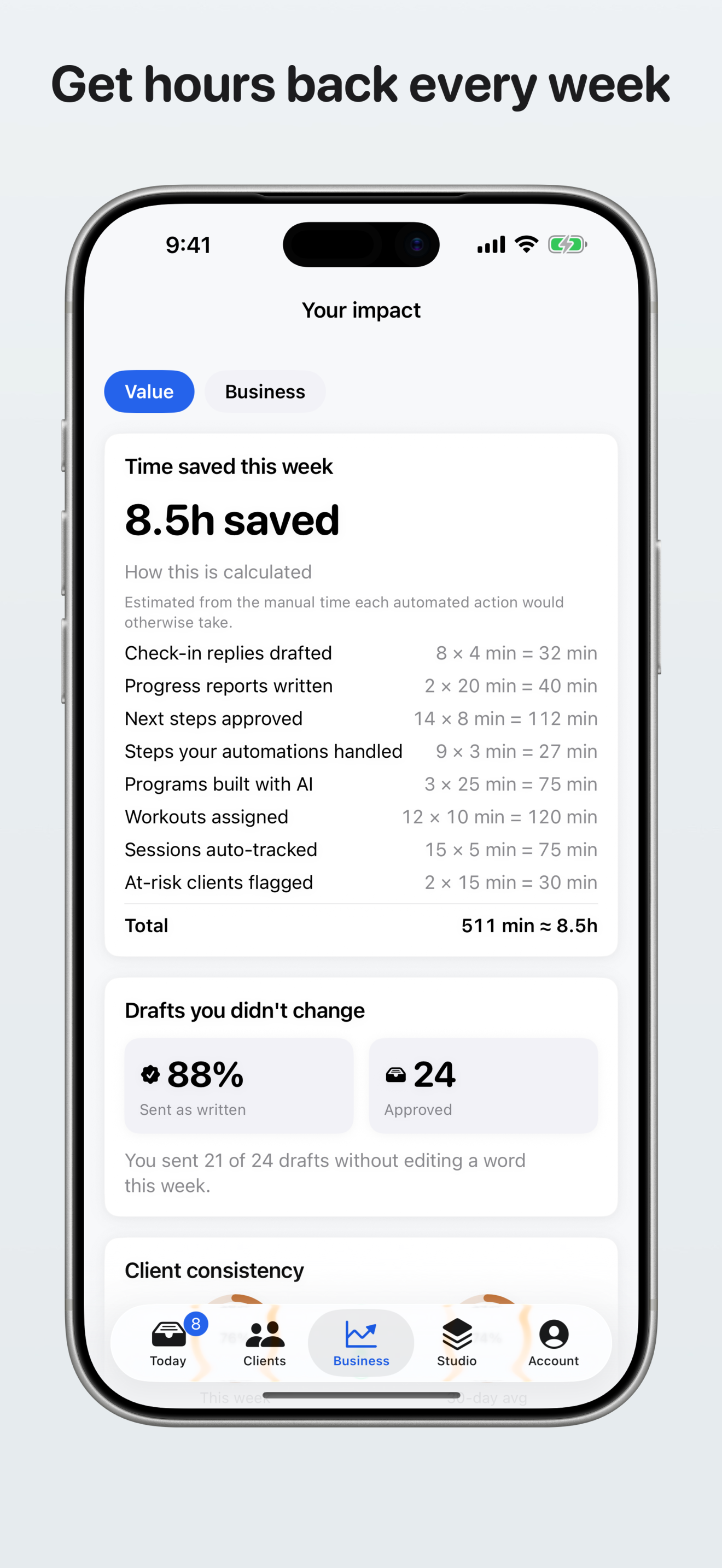 FitnessKit: PT Client Coach screenshot 2