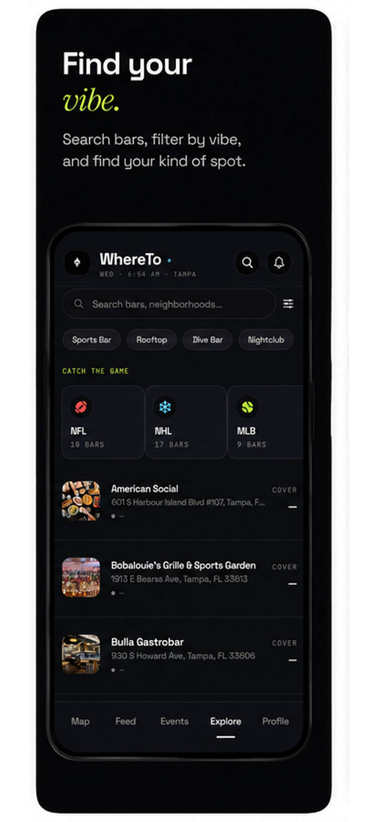 WhereTo - Nightlife & Events screenshot 2