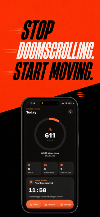 App Blocker & Steps - StepTok Screenshot 1 of 5