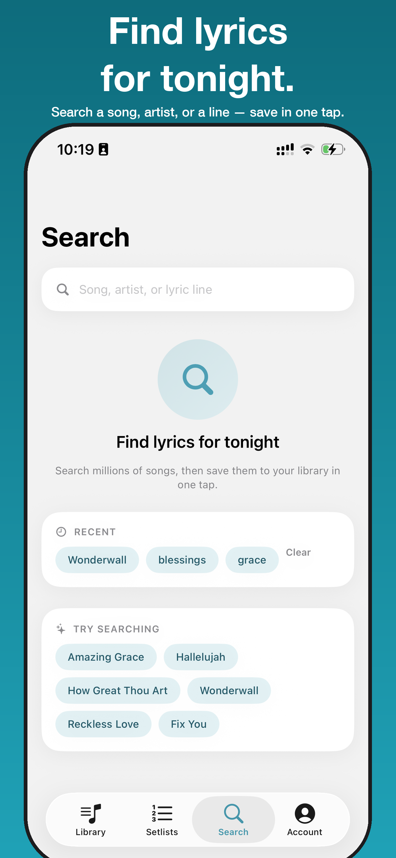Lyrics Library screenshot 3