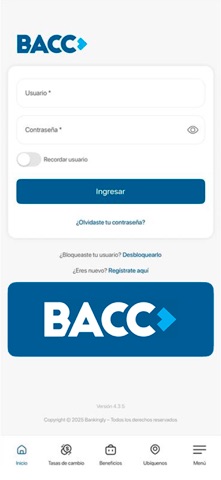 Banco BACC Screenshot 1 of 6