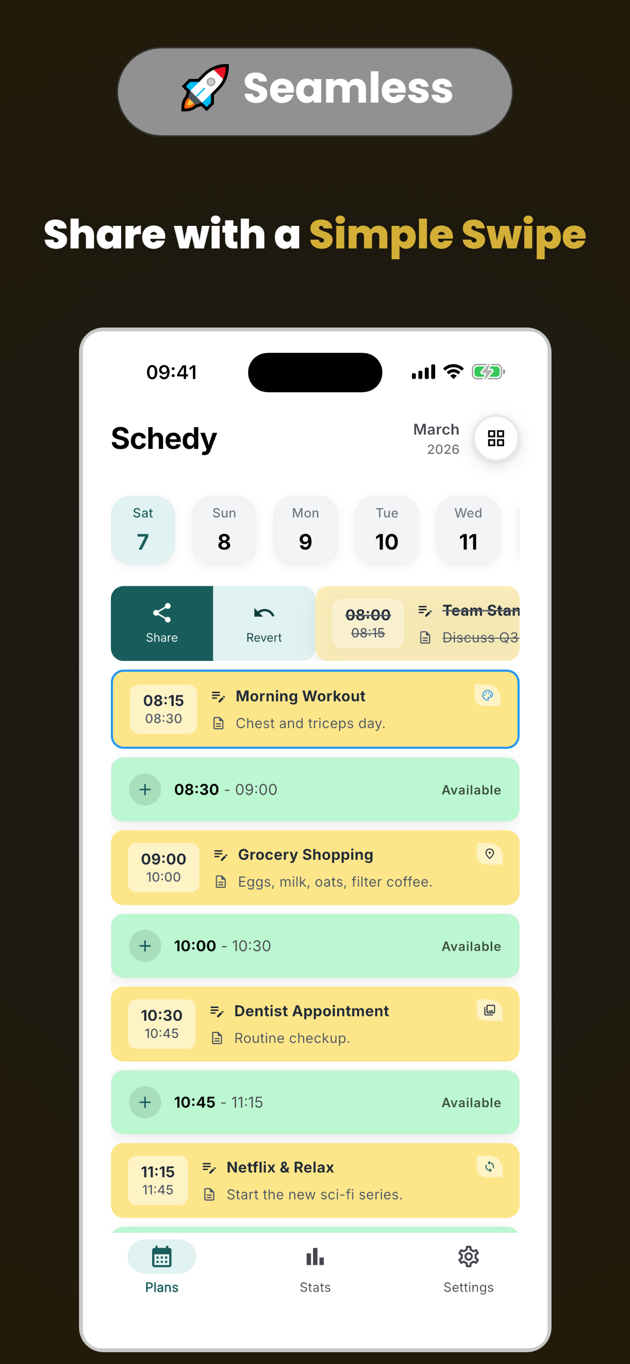 Schedy: Simple Daily Planner
