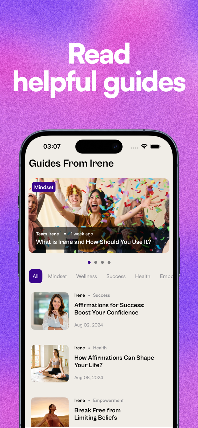 I Am Daily Affirmations Irene