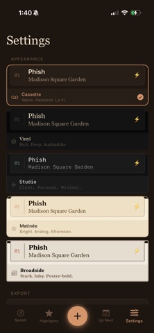 Spoolr screenshot
