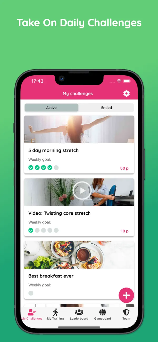 Screenshot #3 pour Get Moving Challenge