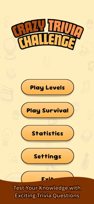 Crazy Trivia Challenge screenshot 1