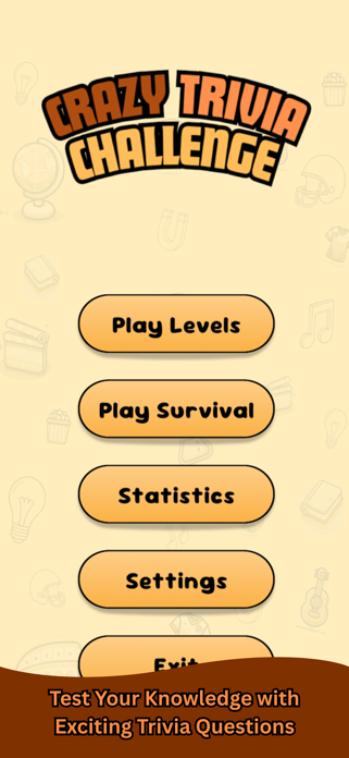 Crazy Trivia Challenge Screenshot 1 of 7