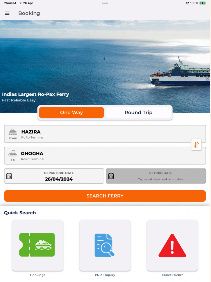 DGFERRY-Agent Booking Platform