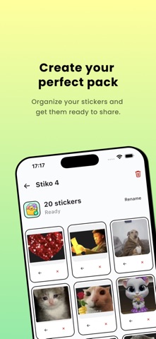 Stiko: Stickers for WhatsApp iPhone screenshot