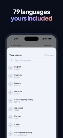 Bilingo: Phone Call Translator Screenshot 5 of 6