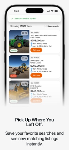 Ritchie Bros. iPhone screenshot 8