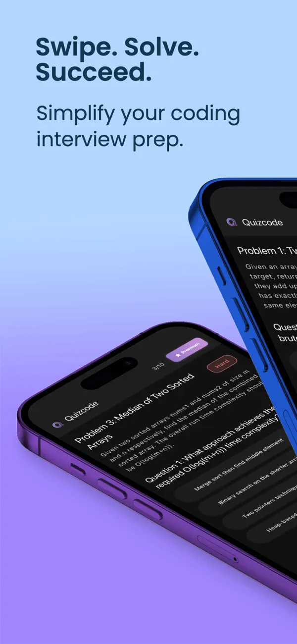 #1. Quizcode: Coding Prep & Study (iOS) De: Adam Smith