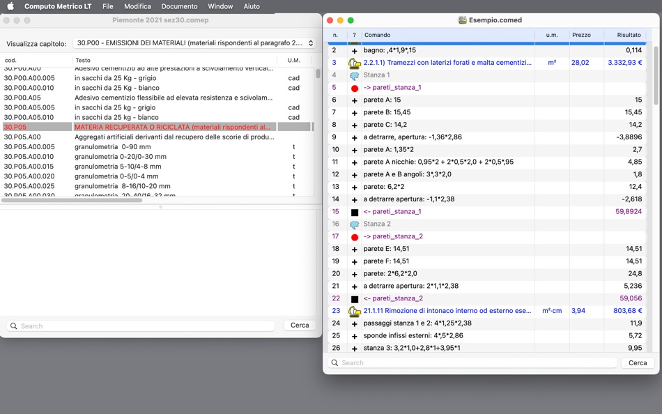 #8. Computo Metrico LT (macOS) Podle: Marcello Brocato