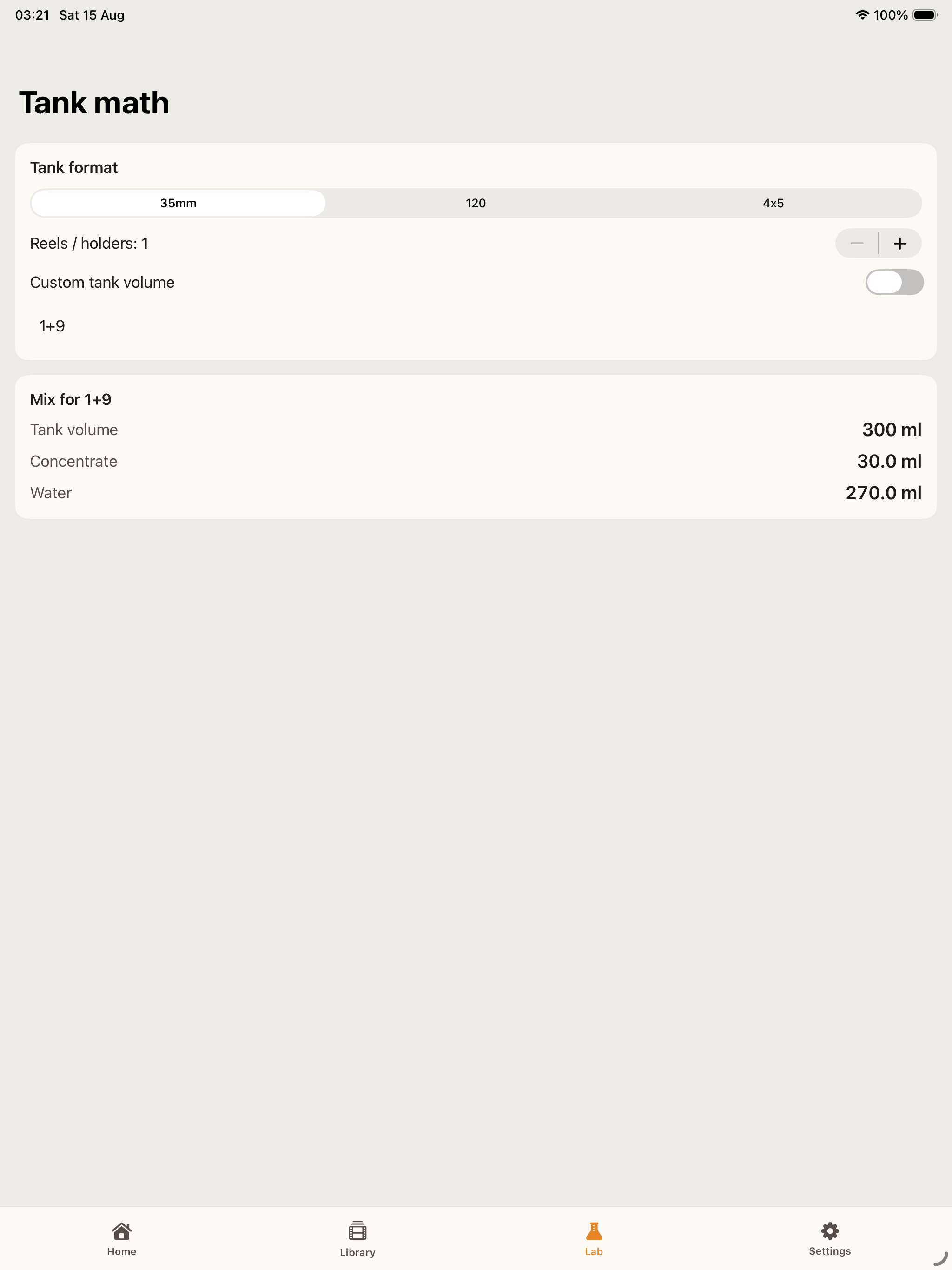 ChemClock Film Timer screenshot 16