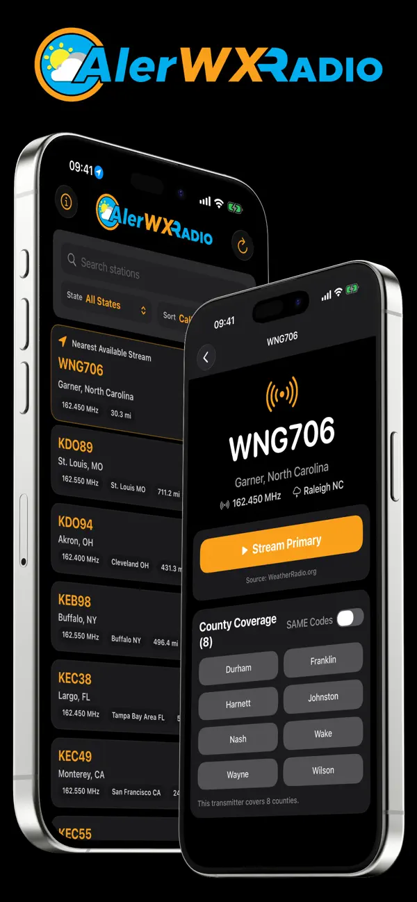 Screenshot #1 pour AlerWXRadio