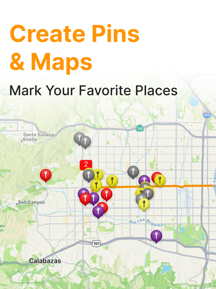 Map Tracker Pin Organizer