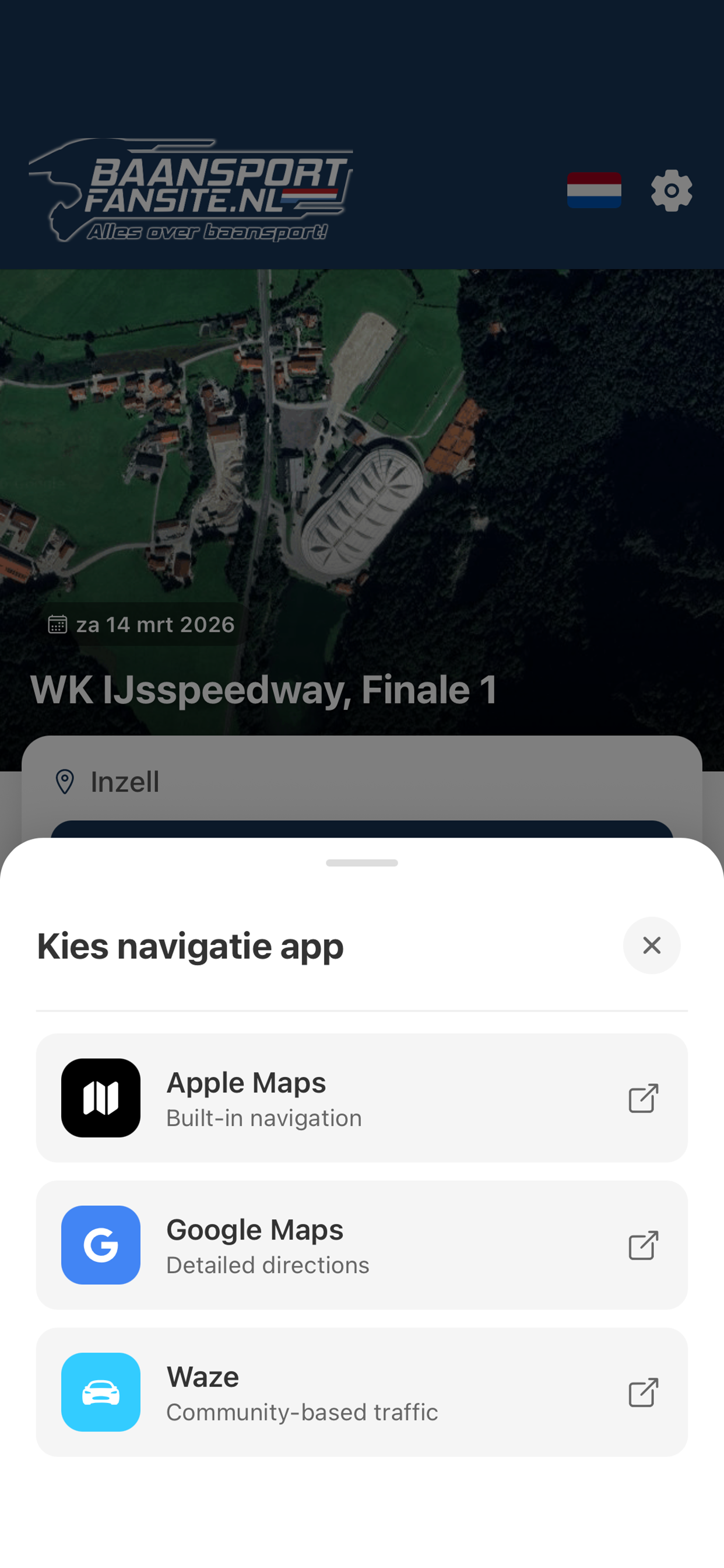 Baansport screenshot 5