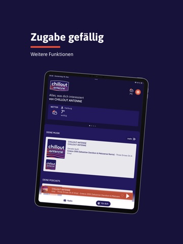 CHILLOUT ANTENNE iPad screenshot