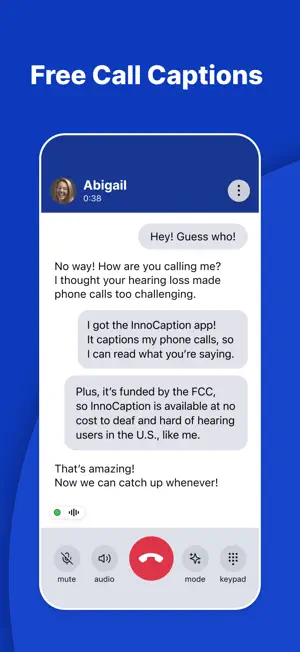 InnoCaption: Call Captioning screenshot 1