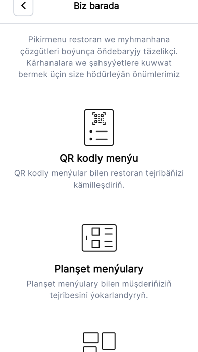 Pikir Menu Screenshot