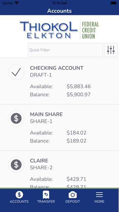 Thiokol Elkton FCU Member.Net Screenshot