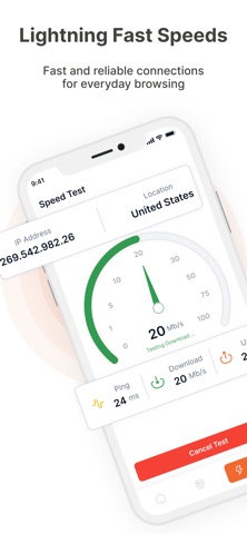 SpedonVPN iPhone screenshot