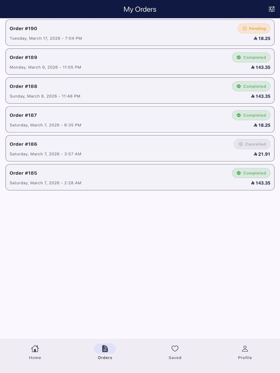 iPad screenshot