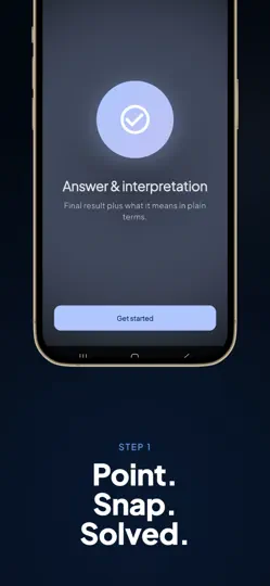 Captura de pantalla de Statistics Solver: AI en iPhone 3