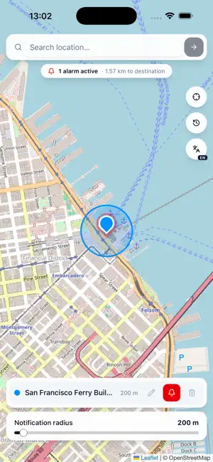 GeoAlarm: Sleeper Bus Alarm screenshot 1