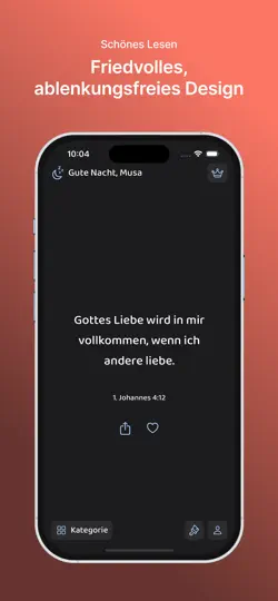 Screenshot von Blessio - Tägliche Bibelverse auf dem iPhone 5