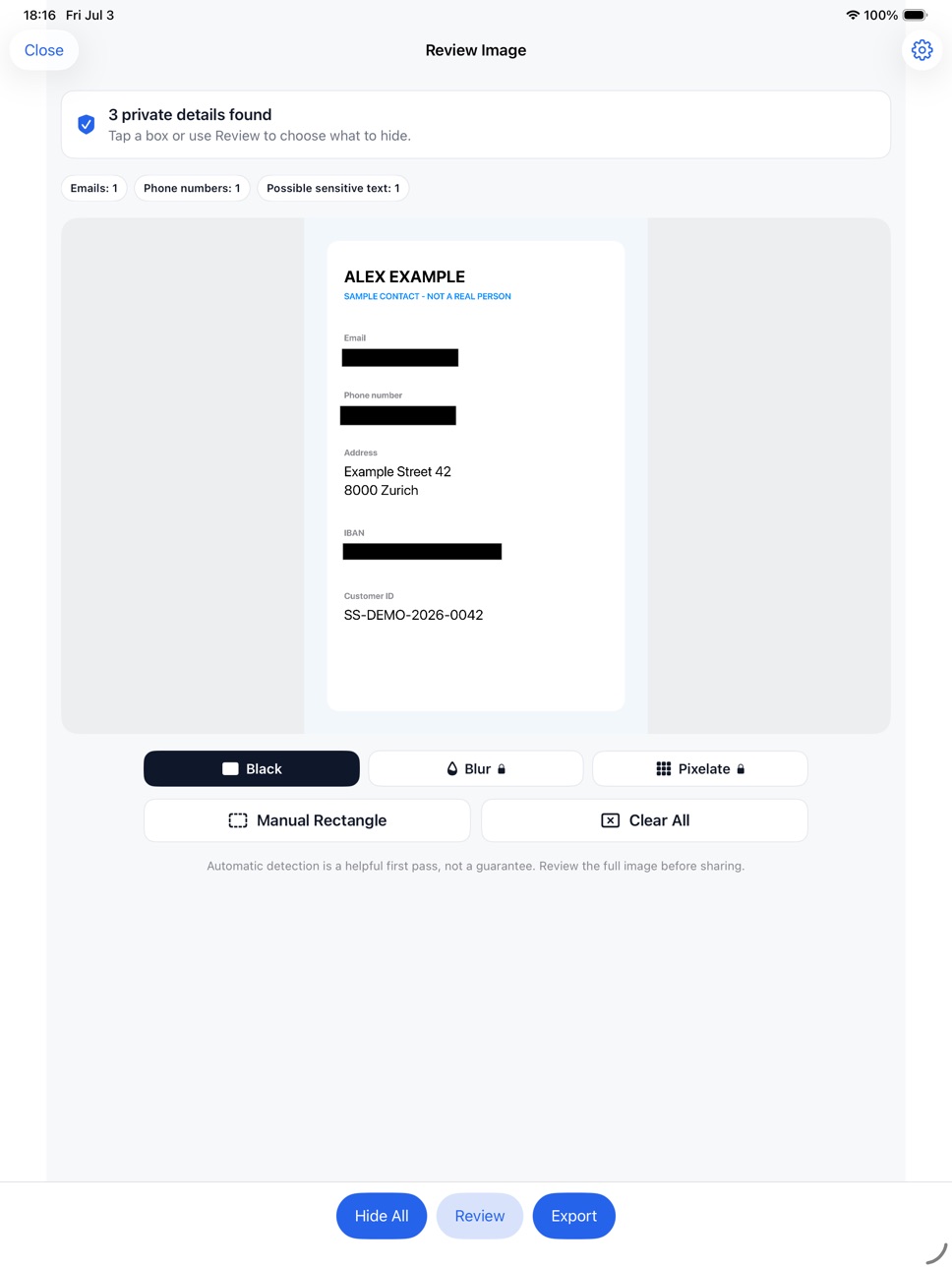 iPad screenshot