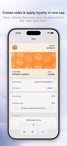 Loyallyst Admin iPhone screenshot