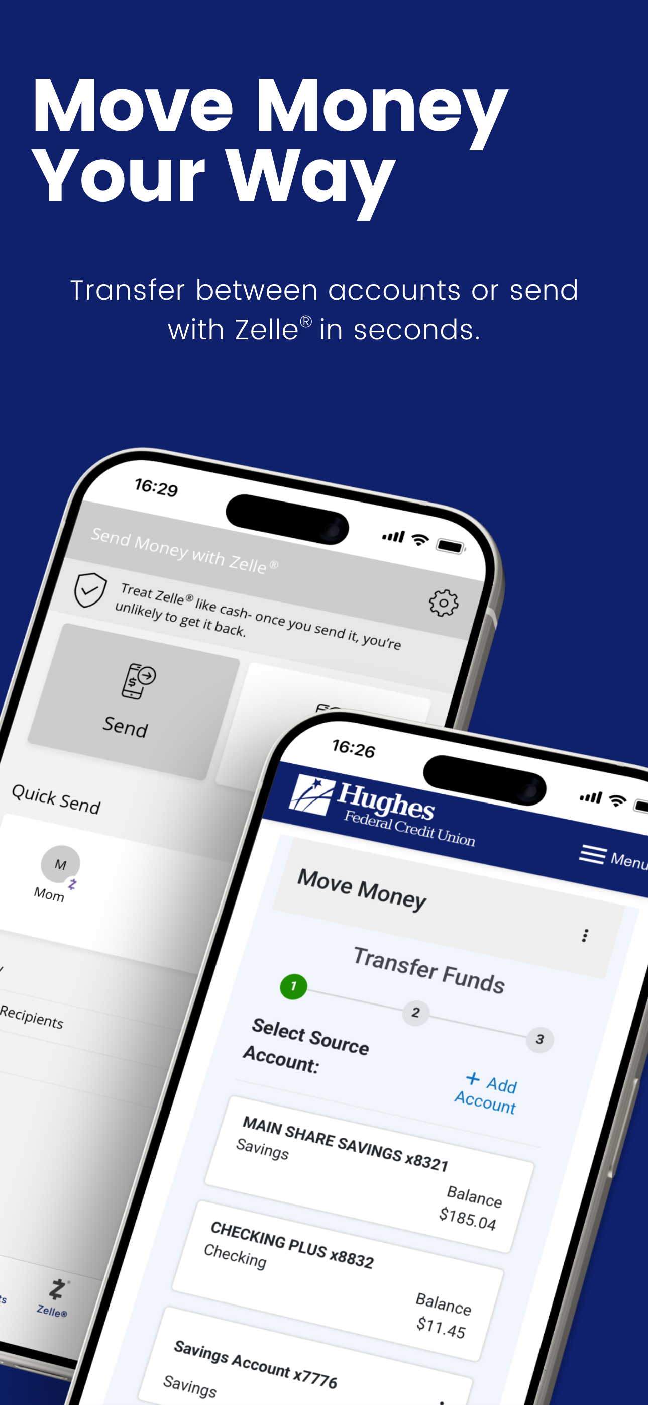 Hughes FCU Digital Banking