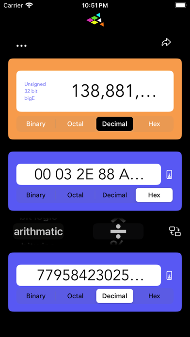 Screenshot 1 of bit shifty App
