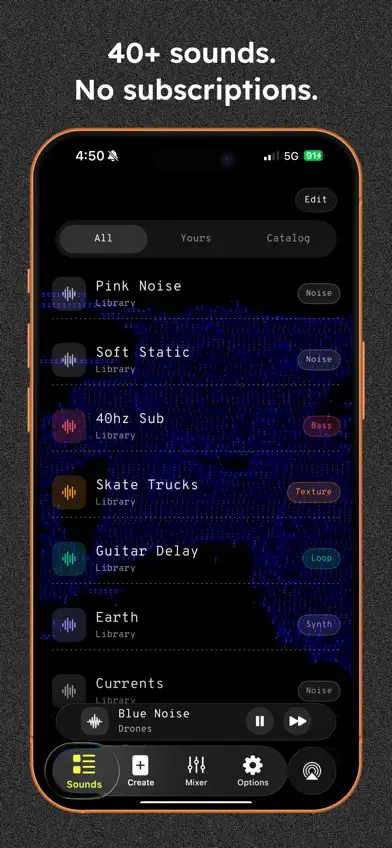 Drones - Ambient Noise Mixer screenshot 1