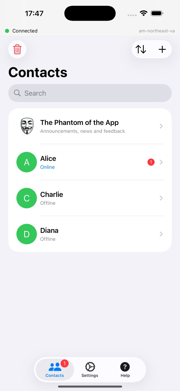iPhone screenshot