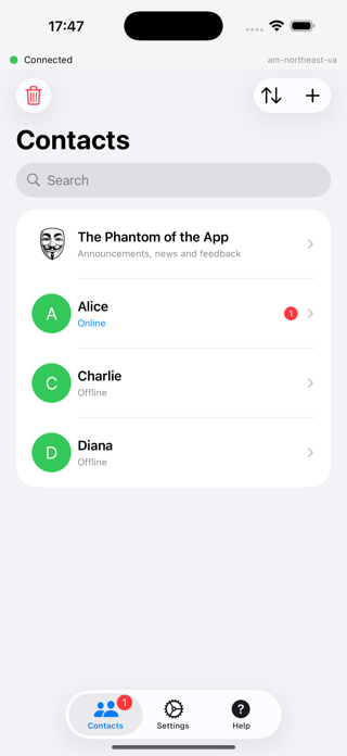 Phantom Communicator Screenshot 1 of 5
