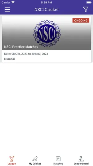Cricket NSCI screenshot 2