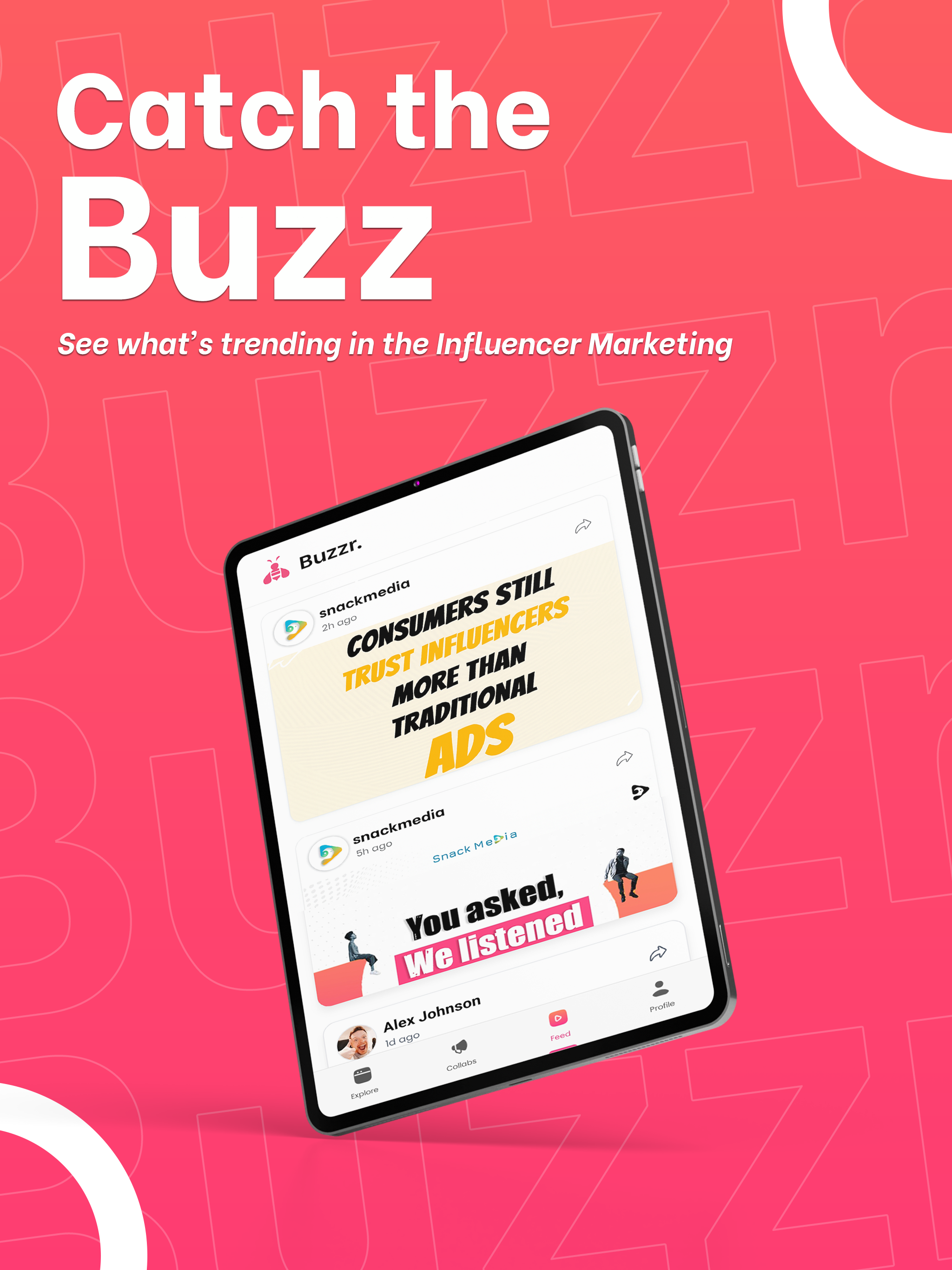 Buzzr - For Influencer screenshot 8