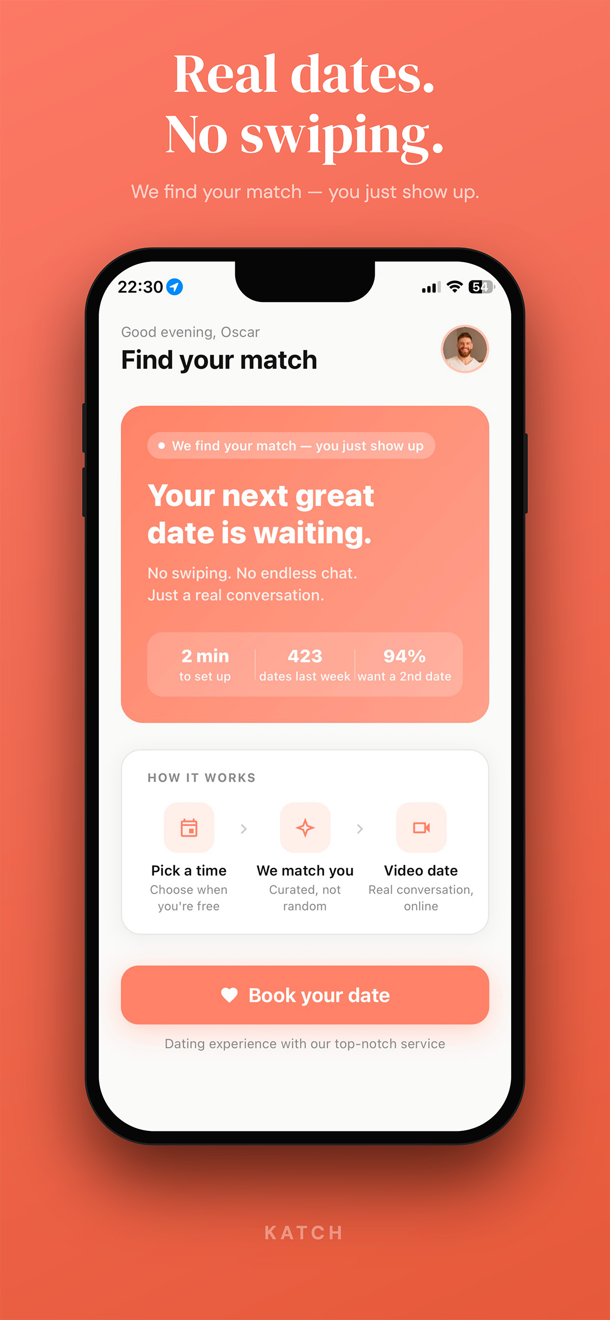 Katch - Dates made Simple screenshot 2