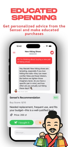 Spending Sensei: AI Budget App screenshot