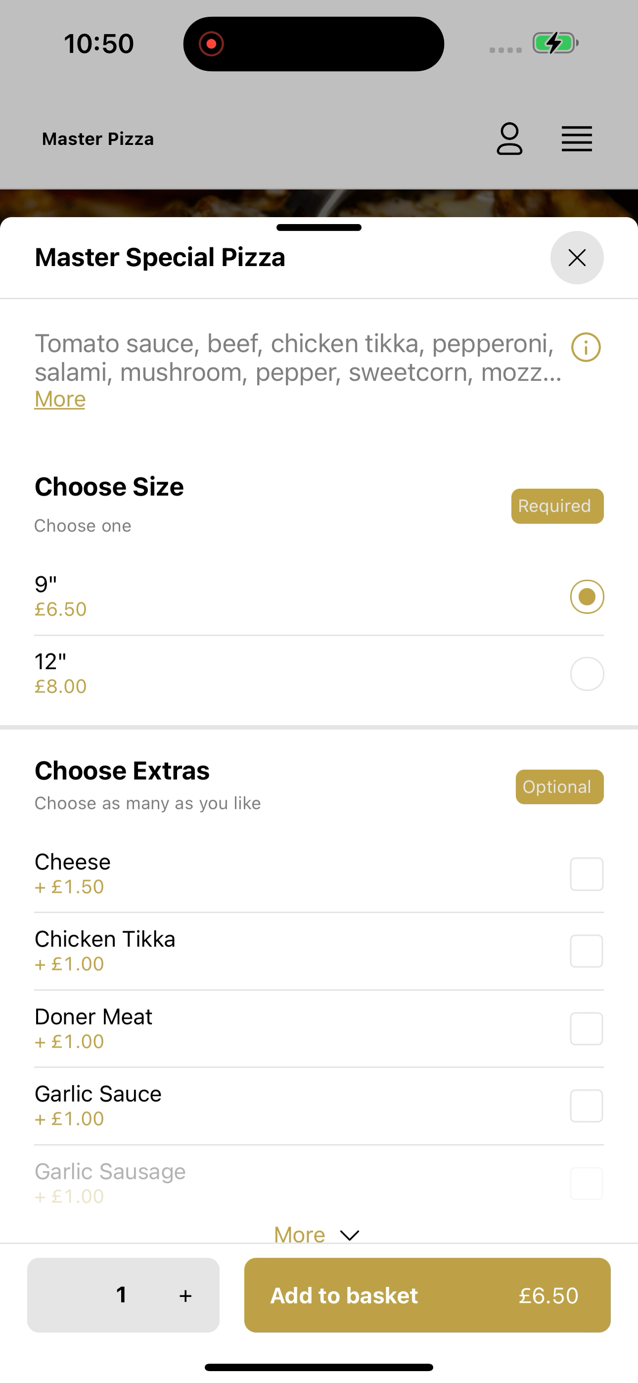 Master Pizza Holmfirth screenshot 8