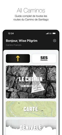 Capture d'écran de Wise Pilgrim All Caminos sur iPhone 1