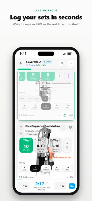 SisuLift screenshot 2