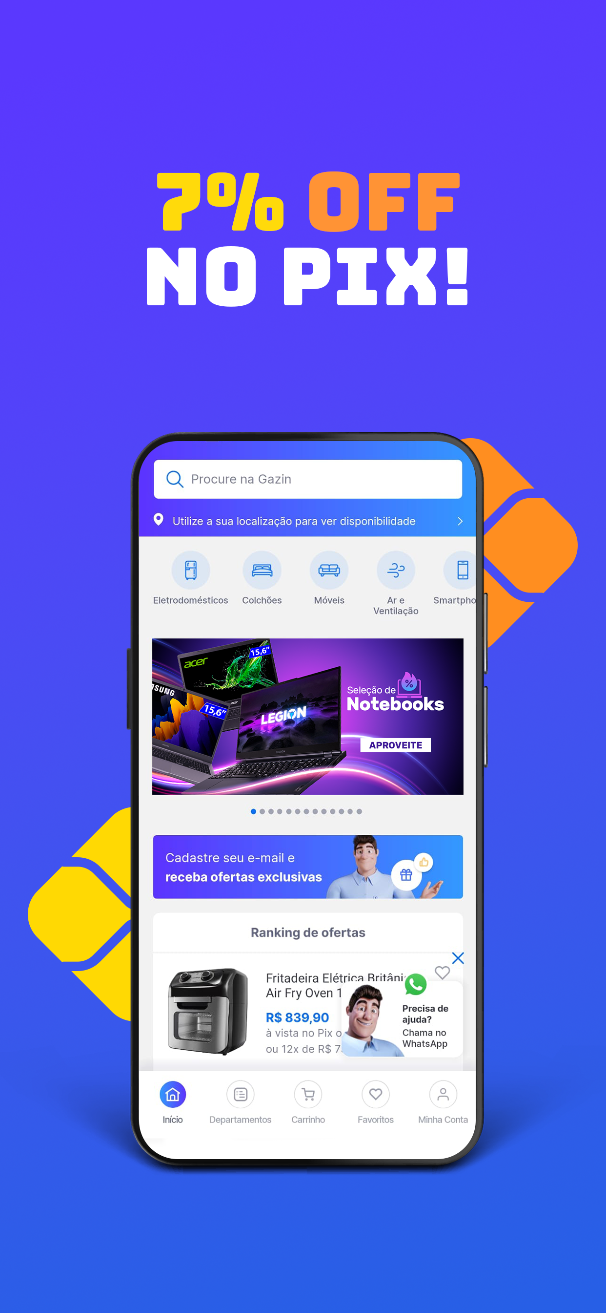 Gazin: Compras Online