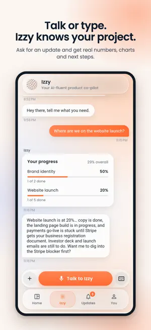 Izzy Founder screenshot 2