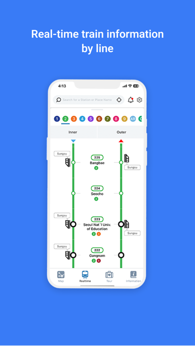 Seoul Subway - Official App. Screenshot